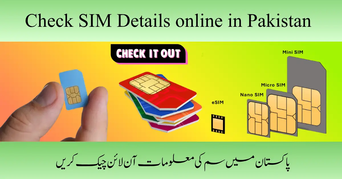SIM Details Online